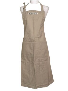 WILLIAMS SONOMA Khaki Cotton Apron -- Never used